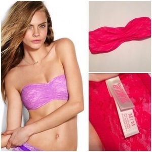 Y2K PINK by Victoria's Secret lace bandeau